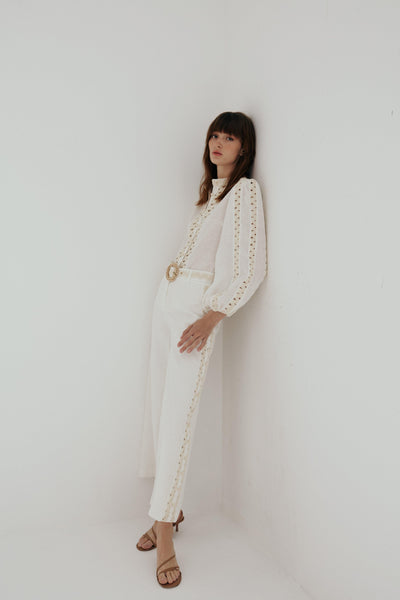 Lea Pants White