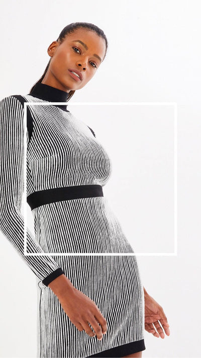 Turtleneck Knit Dress