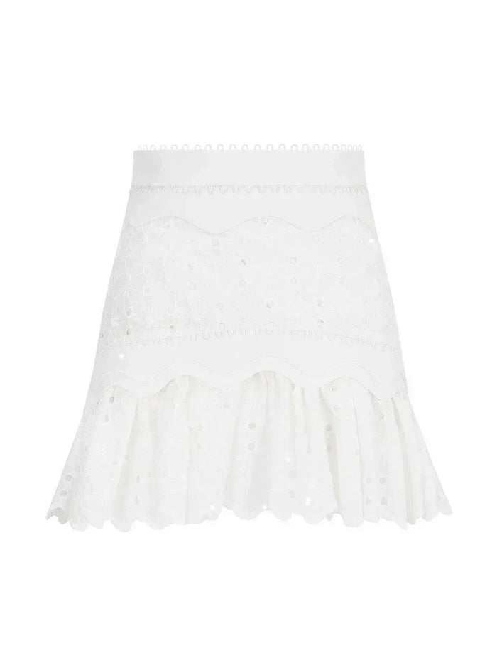 Regina Skirt White
